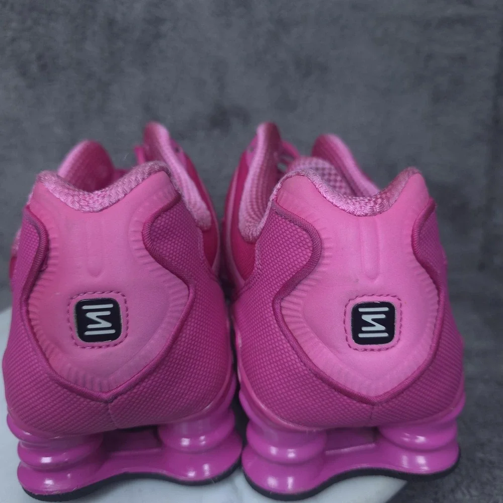 Nike Shox Shoes Mens Size 10.5 Pink Mesh Low Top Running Sneakers IH1338-600